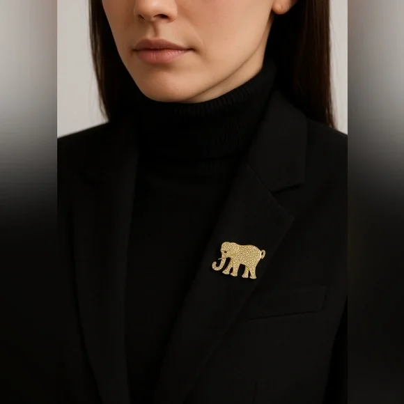 Signed Butler Elephant Brooch - Picture 1 of 4